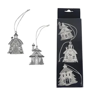 Weihnachts-Hängedekorationen, 3 Stück D7521