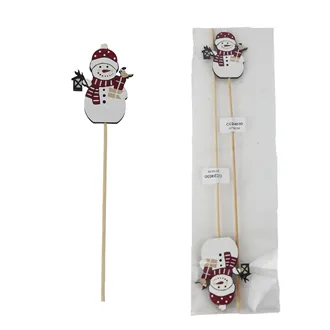 Schneemann zum Stecken, 2 Stück D7542