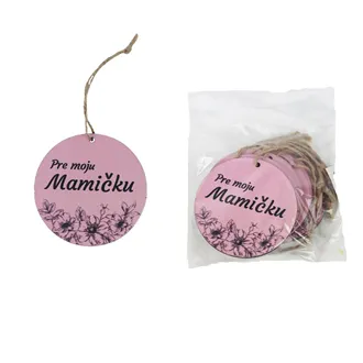 Hängedekoration PRE MOJU MAMIČKU, 10 Stk. D7593/SK