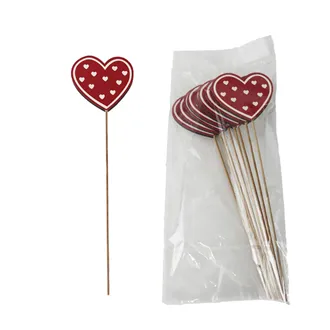 Herz zum Stecken, 8 Stück D7597