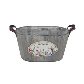 Blumentopf mit Folie D7620/A