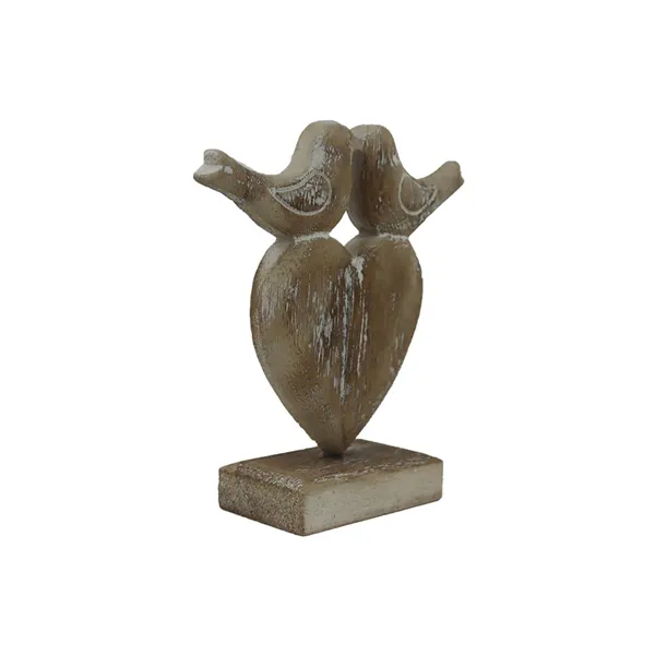 Herzdeko mit Vögeln D7810