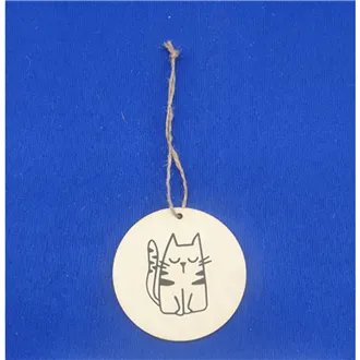 Anhänger mit Katze, 10 St. D7863