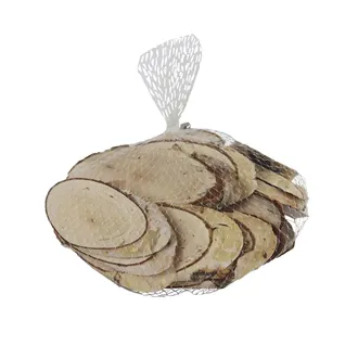 Deko-Holzscheiben oval D7941