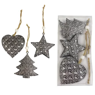 Metallische Ornamente, 3 St K1201