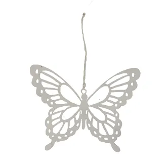 Hängender Schmetterling weiss K1445-01