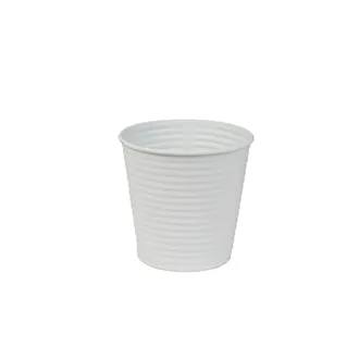 Blechblumentopf weiss K1861-01