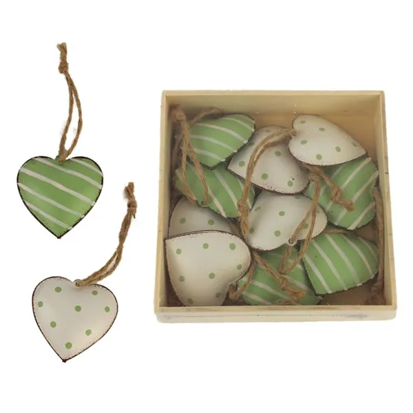 Herz zum Aufhängen, 10 Stk K2433-15