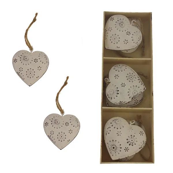 Herz zum Aufhängen, 6 Stk K2529 