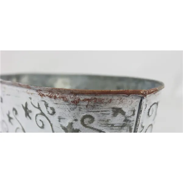 Metall Blumentopf K2906/1 2. Qualität