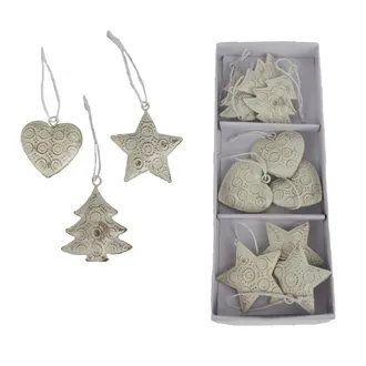 Weihnachtsdeko zum Hängen, 9 Stück K4371