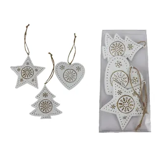 Weihnachtsdeko zum Hängen, 3 Stück K4378