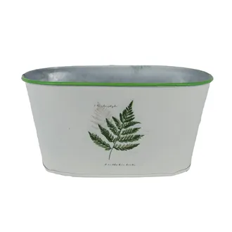 Zinn-Blumentopf oval K4592/1