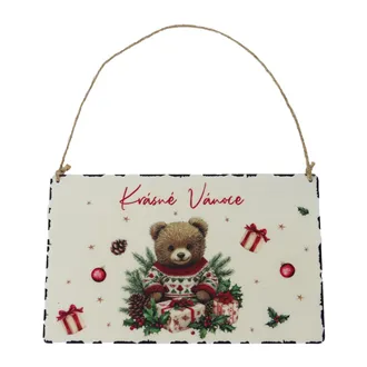 Weihnachts-Hängeschild K4863