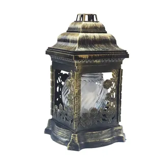 Plastiklampe mit Glas, 80g M0051