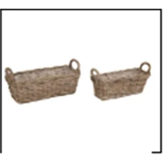 Würfelbox aus Naturrattan S/2 M0074