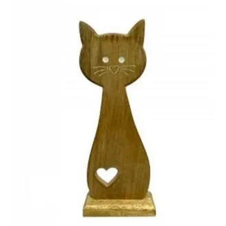 Katzenholz 26,5 cm natur M0098/2