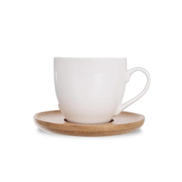 Tasse and Untertasse WHITELINE, 6 St. O0058