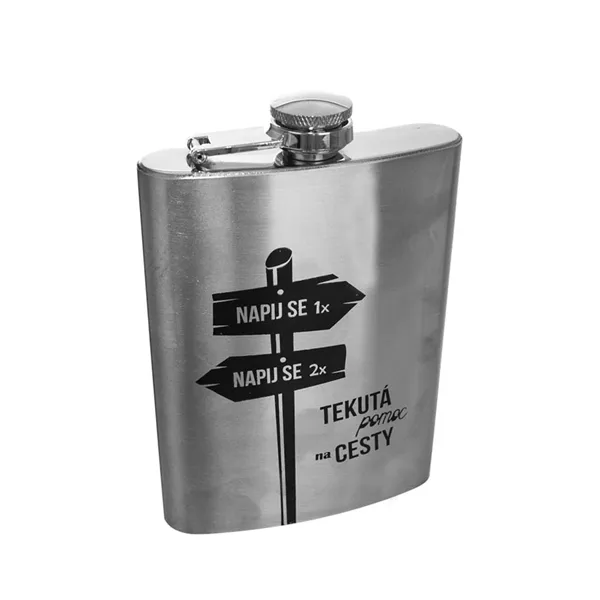 Edelstahlflasche Tasche LIQUID AID O0071