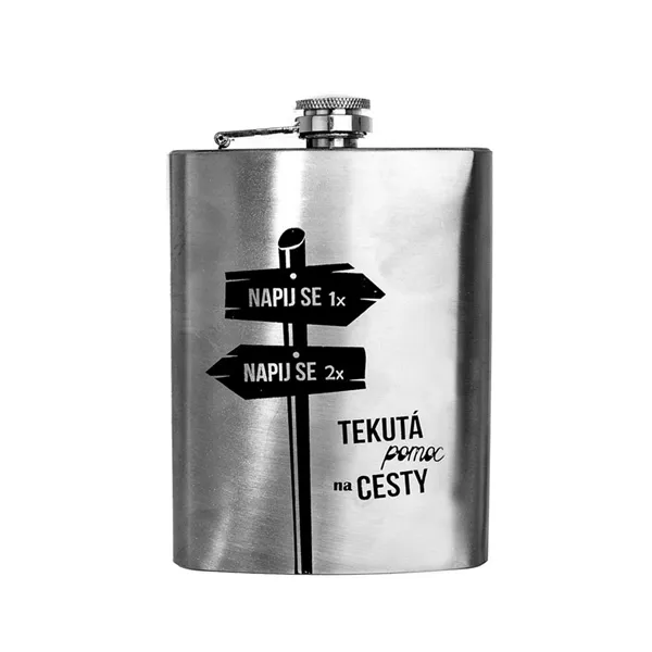 Edelstahlflasche Tasche LIQUID AID O0071