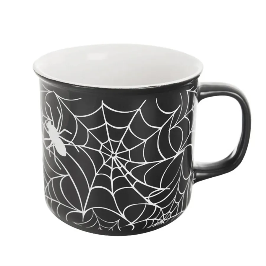 Tasse aus Keramik Spinnennetz 0,46 l