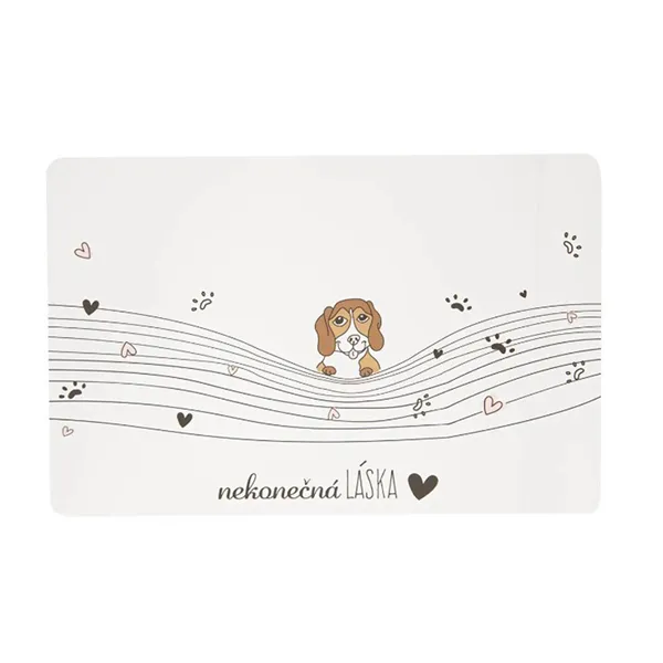 Set UNENDLICHE LIEBE Hund 43x28 cm O0326