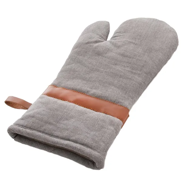 Handschuh Baumwolle/Leder + Magnet Denim
