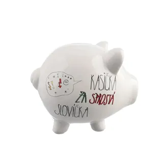 Spardose Ker. Schimpfwörter 10x8,5x9 cm