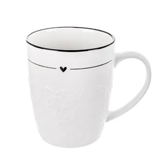 Porzellantasse HERZ 0,4 l O0642
