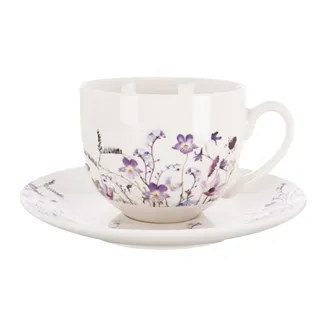 Porzellanbecher + Untertasse WIESE 0,28 l O0650