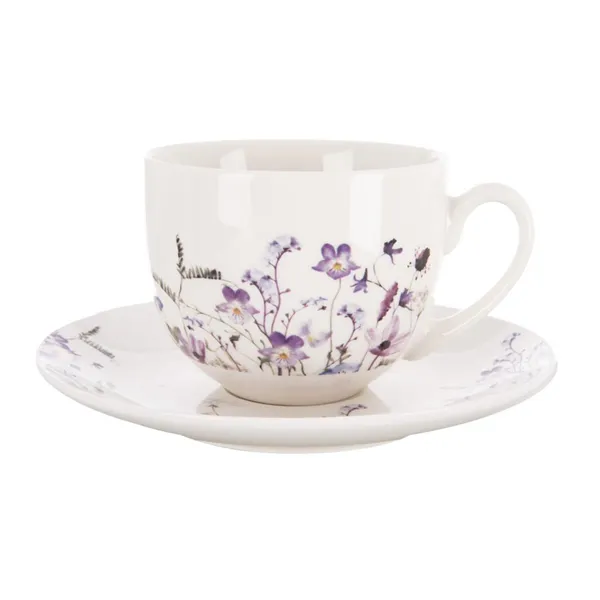 Porzellanbecher + Untertasse WIESE 0,28 l O0650