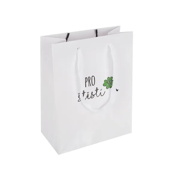 Papier-Geschenktüte Für Glück 18x10x23 cm O0651