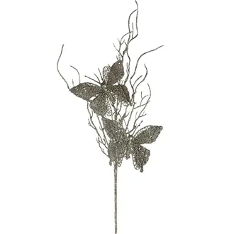 Dekorativer Zweig mit Schmetterlingen P193630