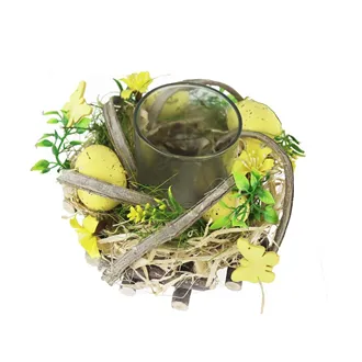 Frühlingsdeko mit Windlicht P1965