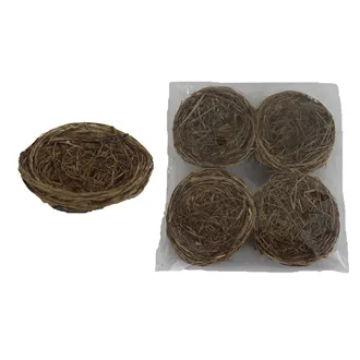 Dekoratives Nest, 4 Stück P1985