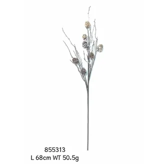 Dekozweig mit Zapfen P2310