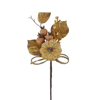 Dekozweig mit Kürbis P2311