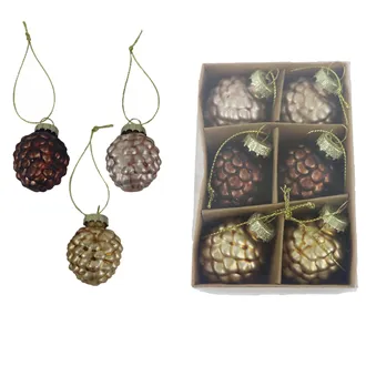 Weihnachtsornament 6 Stück, S0517-18