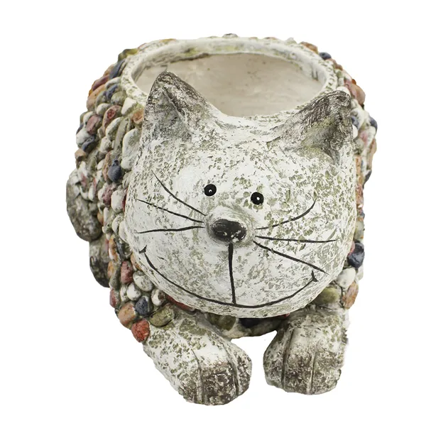 Dekorativer Blumentopf Katze X1337