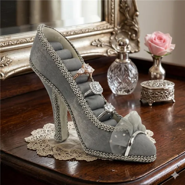 Schmuck Schuh grau X1612/S