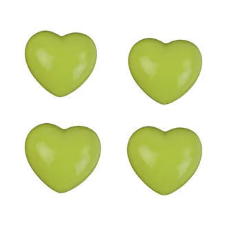 Herz grün 4 St X1693-15
