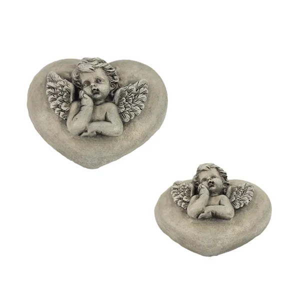Herzdekoration mit Engel X3458 