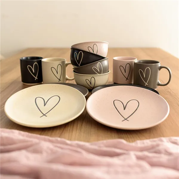 Keramiktasse Herz X6976-05