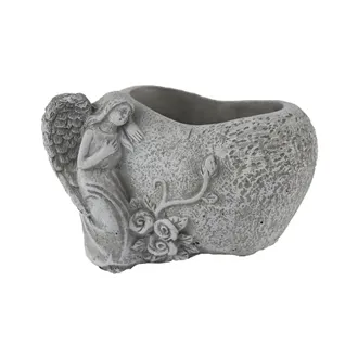 Übertopt aus Zement zum Pflanzen X7056/1