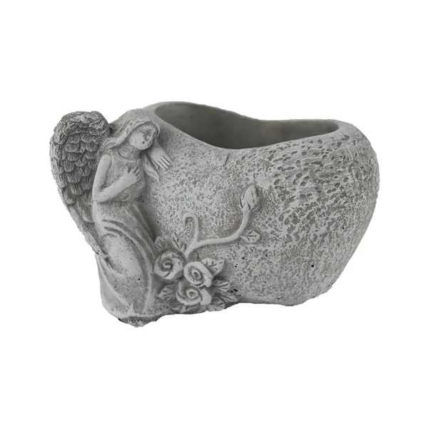 Übertopt aus Zement zum Pflanzen X7056/1