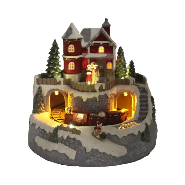 Weihnachtsdekoration mit LED-Beleuchtung, Musik X7408