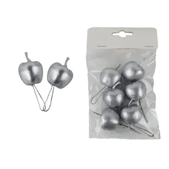 Äpfel auf Draht, 6 Stück X7524-28