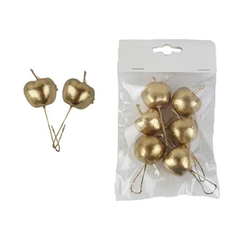 Äpfel auf Draht, 6 Stück X7524-29