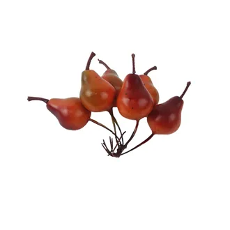 Deko Birne, 6 Stück X7535