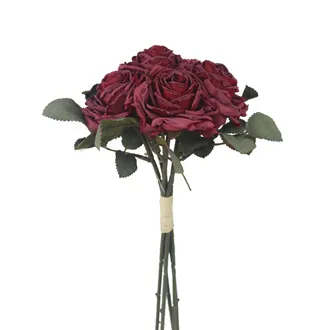 Strauß künstlicher getrockneter Rosen X7630-08